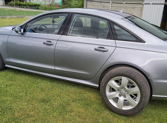 Audi A6 cena 93000 przebieg: 95550, rok produkcji 2015 z Biała małe 106